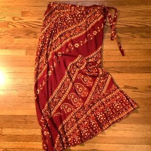 Vintage Beaded Boho Skirt